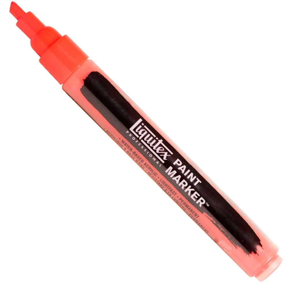 Marcador Liquitex Paint Marker 4mm 983 Fluorescent Red
